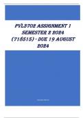 PVL3702 Assignment 1 Semester 2 2024 (718515) - DUE 19 August 2024