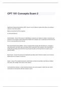 CPT 101 Concepts Exam 2 Questions and Correct Answers