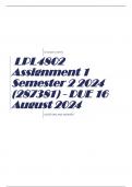 LPL4802 Assignment 1 Semester 2 2024 (287381) - DUE 16 August 2024