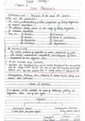 Std 10th Science Life Processes handwritten notes