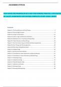 TEST BANK FOR PHARMACOLOGY AND THE NURSING PROCESS, 10TH EDITION BY LILLEY, RAINFORTH AND SNYDER COMPLETE STUDY GUIDE  |NEW!!