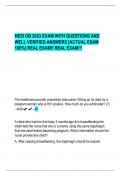 HESI OB 2023 EXAM WITH QUESTIONS AND  WELL VERIFIED ANSWERS [ACTUAL EXAM  100%] REAL EXAM!! REAL EXAM!!!