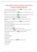 CIPS L4M8 Chapter 1 Questions with Correct Solutions 100% Pass