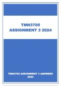 TMN3705 ASSIGNMENT 3 ANSWERS 2024