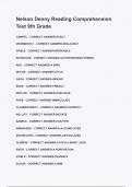 Nelson Denny Reading Comprehension Test 9th Grade (1)