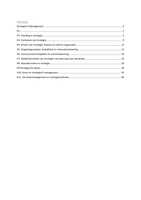 Strategie en Management