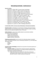 Treatment Methodology Exam Part 2 Articles