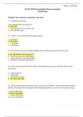 Macroeconomics exam study case questions and answers