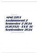 MNG3701 Assignment 2 Semester 2 2024 (620712) - DUE 16 September 2024