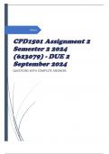 CPD1501 Assignment 2 Semester 2 2024 (623079) - DUE 2 September 2024