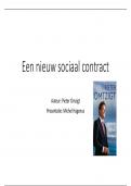 De volledige samenvatting van een nieuw sociaal contract van Pieter Omtzigt