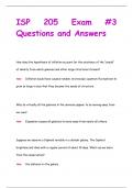 ISP 205 Exam #3 Questions and Answers