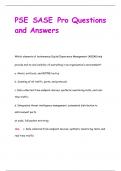 PSE SASE Pro Questions  and Answers