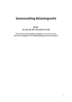 Samenvatting belastingrecht boek