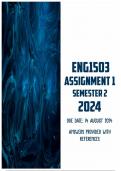 ENG1503 Assignment 1 Semester 2 2024 | Due 14 August 2024