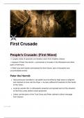 The Crusades and the Crusader States 1095–1192 - First Crusade