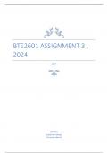 BTE2601 ASSIGNMENT 3 2024