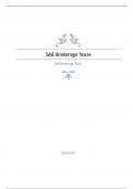 SAE Brokerage Texas Question and answers  correctly solved 