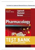 Test Bank For Lippincott Illustrated Reviews: Pharmacology 7th Edition by Karen Whalen 9781496384133 Chapter 1-48 Complete Guide.