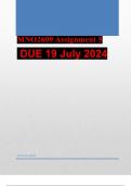 MNO2609 Assignment 5 (COMPLETE ANSWERS) Semester 2 2024 ) - DUE 19 July 2024 ; 100% TRUSTED Complete, trusted solutions and explanations.. 