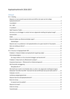 Bundel: Kapitaalmarktrecht en Capita Selecta Ondernemingsrecht 2016-2017