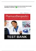 TEST BANK FOR PHARMACOTHERAPEUTICS FOR ADVANCED PRACTICE NURSE PRESCRIBERS, 5TH EDITION