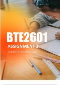 BTE2601 Assignment 3 2024