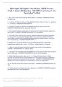 2024 Alpha Phi Alpha Fraternity Inc, IMDP Process -Week 1. Exam | 85 Questions with 100% Correct Answers | Updated & Verified