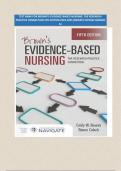 TEST BANK FOR BROWN'S EVIDENCE-BASED NURSING: THE RESEARCH-PRACTICE CONNECTION 5TH EDITION 2024-2025|NEWEST EDITION GRADED A+