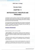 Class XII- (Biology)- Chapter- 11 Biotechnology: Principles and Processes 