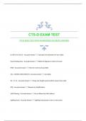 CTS-D EXAM TEST WITH GUARANTEED ACCURATE ANSWERS