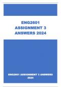 ENG2601 ASSIGNMENT 3 ANSWERS 2024