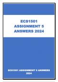 ECS1501 ASSIGNMENT 5 ANSWERS 2024