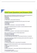 Csslp Exam Questions and Answers 2024