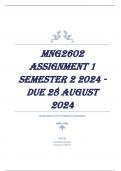 MNG2602 Assignment 1 Semester 2 2024 - DUE 28 August 2024