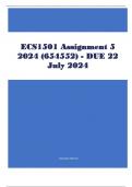 ECS1501 Assignment 5 2024 (654552) - DUE 22 July 2024