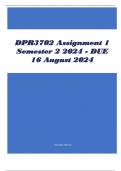 DPR3702 Assignment 1 Semester 2 2024 - DUE 16 August 2024