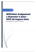 MNG2602 Assignment 1 Semester 2 2024 - DUE 28 August 2024