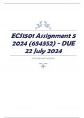 ECS1501 Assignment 5 2024 (654552) - DUE 22 July 2024