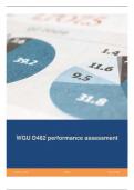 WGU D482 performance assessment