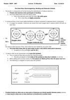 The Octet Rule, Electronegativity, Bonding and Molecular Orbitals