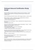 Hubspot Inbound Certification Study Guide 2024