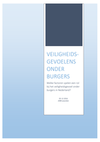 Paper veiligheidsgevoelens