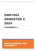 ENN1504 ASSIGNMENT 2  SEMESTER 2 2024