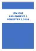 IRM1501 ASSIGNMENT 1 SEMESTER 2 2024