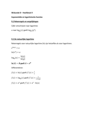Hoofdstuk 9 - Exponentiële en logaritmische functies