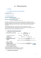 Samenvatting 6 - Petrochemie