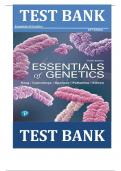 Test Bank for Essentials of Genetics, 10th edition by William S. Klug , ISBN: 9780134898414 |COMPLETE TEST BANK| Guide A+