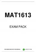 MAT1613 EXAM PACK 2023