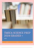 TMSCA SCIENCE PREP 2024 GRADED +